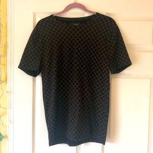 Mens express patterned t shirt